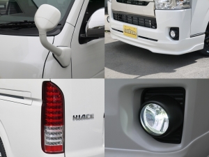 ハイエースバン4型新車　３０００ディーゼルターボ４ＷＤ　ダークプライム