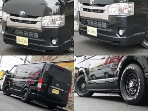 ハイエースバン4型新車　３０００ディーゼルターボ４ＷＤ　ダークプライム
