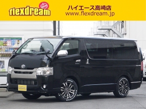 ハイエースバン4型新車　３０００ディーゼルターボ４ＷＤ　ダークプライム
