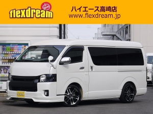 ハイエースワゴンピクニック　ナビ　フリップ