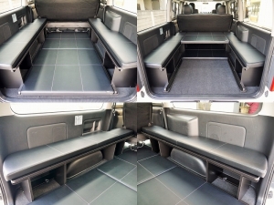ハイエースバン３型　４ＷＤ　ベットキット
