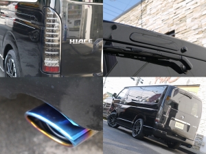 ハイエースバン4型新車　２８００ディーゼルターボ４ＷＤ　ダークプライム