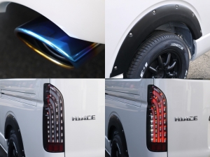 ハイエースバン4型新車　２８００ディーゼルターボ４ＷＤ　ダークプライム