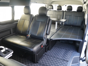 ハイエースワゴン車中泊　ベッドキット　公認車