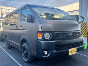 ハイエースＶ車中泊　バンライフ　VANLIFE　OVERLANDER