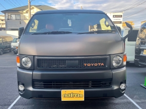 ハイエースバン車中泊　バンライフ　VANLIFE　OVERLANDER