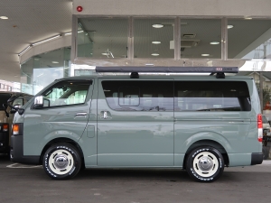 ハイエースバン丸目カスタム　アースカラーパッケージ６Ｘ３アーバンカーキ