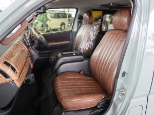 ハイエースバン丸目カスタム　アースカラーパッケージ６Ｘ３アーバンカーキ