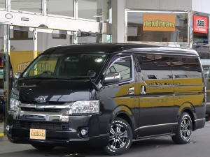 ハイエースＷ厳選中古車　内装架装ベッドキット＆テーブル