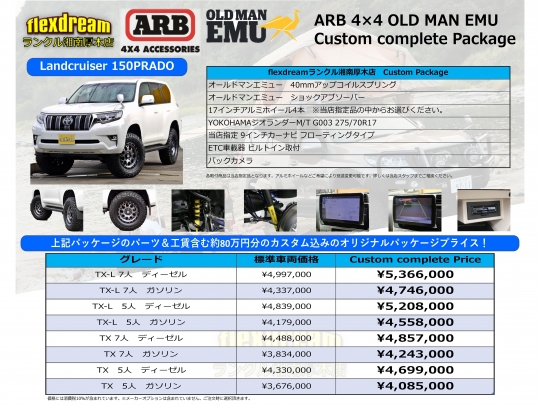ランクルプラド150系新車ランクル150プラド　TX-Lパッケージ
