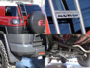ＦＪクルーザーワインレッド　2インチアップ　トレイル仕様