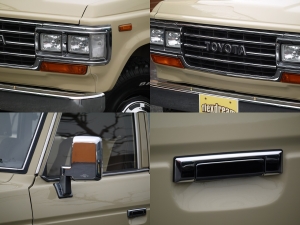 ランクル６０オートマ車　ベージュ　角目　ロールーフ　ノーマル車高