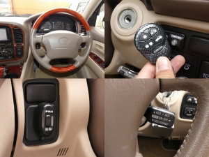 ランクル１００スーパーチャージャー　22インチホイール　ナビ