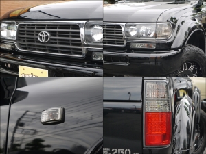 ランクル８０スタッフデモカー　5インチアップ　最終型