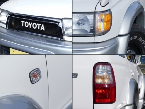 ハイラックスサーフ185サーフ　US仕様コーナー　TOYOTAグリル
