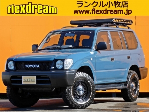 ランクルプラドFD-classic丸目クラシックカスタム済み　新品ブラックデニムシートカバー