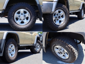 ランクル７０アウトドア　キャンプ　　ベッド　SUV　４WD
