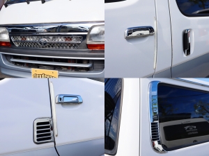 ハイエース100系後期型　最終型　車中泊　バンライフ　１BOX　ベッド　キャンピングカー
