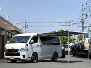 ハイエースワゴンキャンプ　アウトドア　レジャー　2ＷＤ　ＳＵＶ