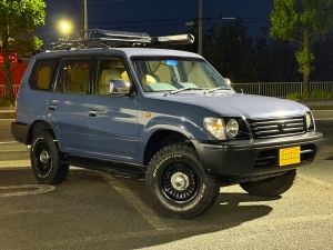 ランクルプラド アウトドア　キャンプ　車中泊　バンライフ　１BOX　ベッド　キャンピングカー