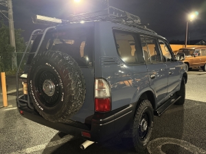 ランクルプラド95系アウトドア　キャンプ　車中泊　バンライフ　１BOX　ベッド　キャンピングカー