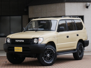 ランクルプラド低走行　丸目　ペンドルトン　LINE-X