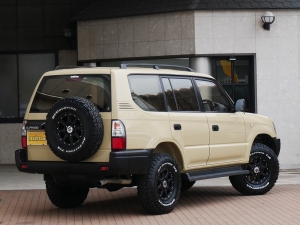 ランクルプラド低走行　丸目　ペンドルトン　LINE-X