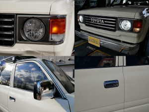 ランクル８０丸目フェイス　ライトイエロー