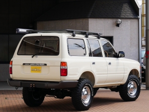 ランクル８０丸目フェイス　ライトイエロー
