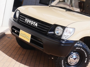 ランクルプラド最終型　ベージュ内装　ペンドルトン