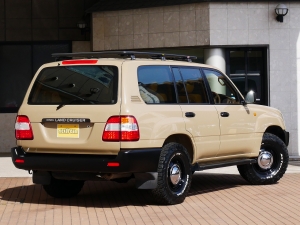 ランクル１００丸目フェイス　ARBフラットラック