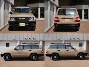 ランクル１００丸目フェイス　ARBフラットラック