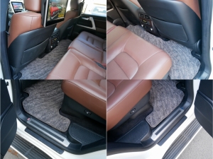 ランクル２００ZX　ブラウンレザー　メーカー9型ナビ　モデリスタ