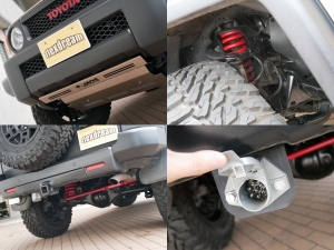 ＦＪクルーザーFRPトップルック　US仕様　TRDホイール　BAJAラック