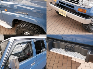 ランクルプラドクラシックCP　屋根白　PENDLETON