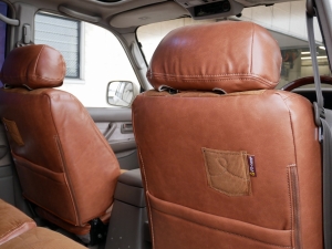 ランクル８０ディーゼルT　丸目フェイス　コーデュロイシートカバー