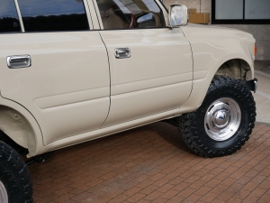 ランクル８０ディーゼルT　丸目フェイス　コーデュロイシートカバー