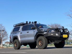 ハイラックスflexdreamデモカー　LINE-X　ARB4x4