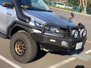 ハイラックスflexdreamデモカー　LINE-X　ARB4x4