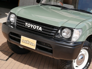 ランクルプラド新色デザートグリーン　丸目フェイス　ペンドルトン