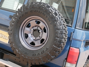 ランクル７０NEWペイント　アルルブルー　ARBバンパー