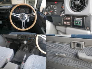 ランクル７０NEWペイント　アルルブルー　ARBバンパー
