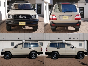 ランクル１００FD-classic丸目フェイス　ARBラック　NEWペイント