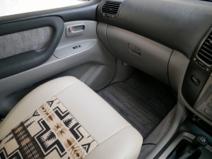 ランクル１００中期5速AT　LINE-Xコンプリート　PENDLETONシートカバー