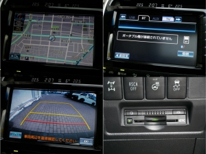ランクル２００ZX　メーカーOPマルチナビ　専用20インチAW