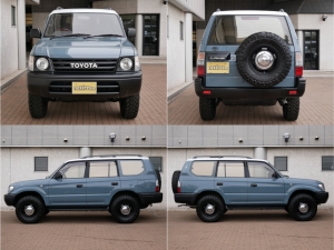 ランクルプラドFD-classic　丸目フェイス　新品タイヤホイール