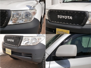 ランクル２００リフトUP　TOYOTAロゴグリル
