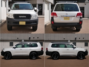 ランクル２００リフトUP　TOYOTAロゴグリル