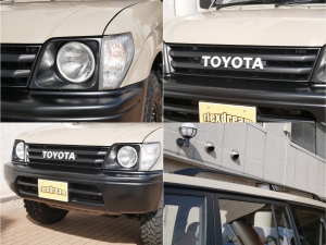 ランクルプラドFD-classic　TOYOTAロゴグリル　フラットシート
