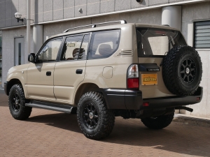 ランクルプラドFD-classic　TOYOTAロゴグリル　フラットシート